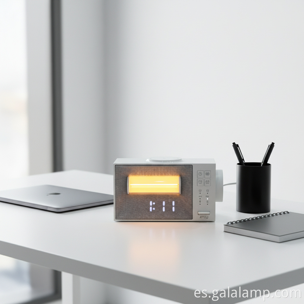 lámpara de noche led blanca cálida warm white led bedside lamp